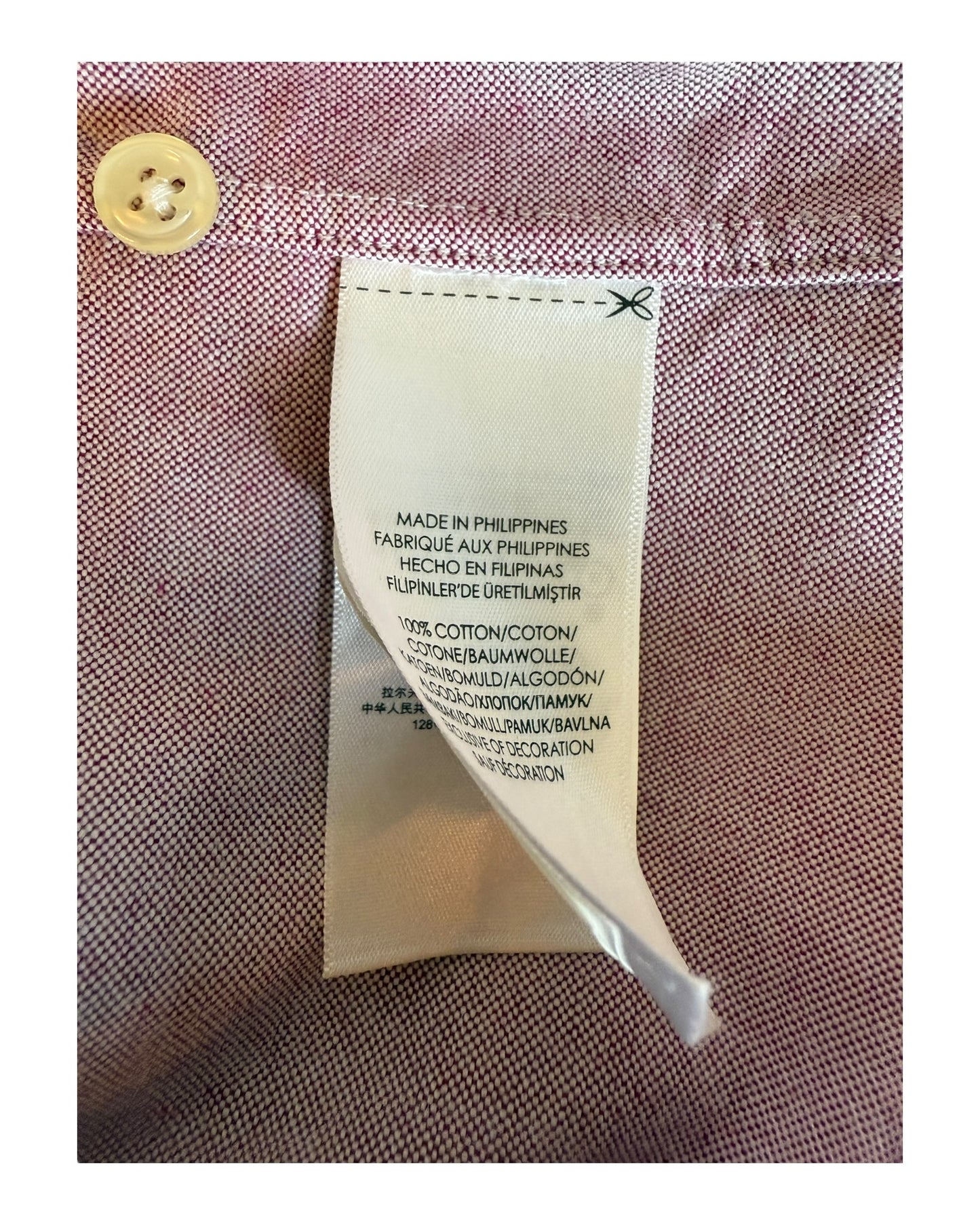 Polo Ralph Lauren Oxfordhemd rot Größe L