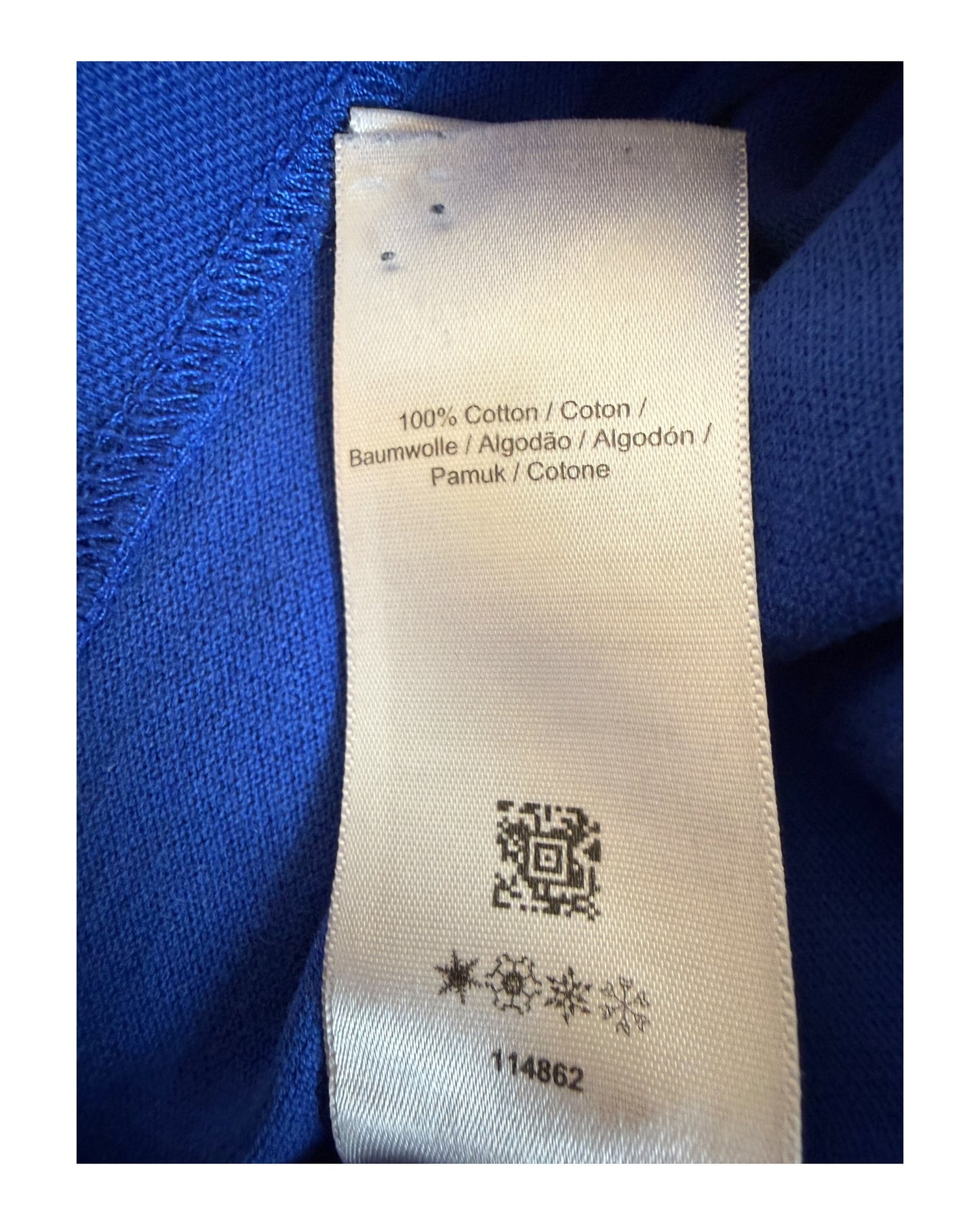 Fred Perry Poloshirt blau Größe M