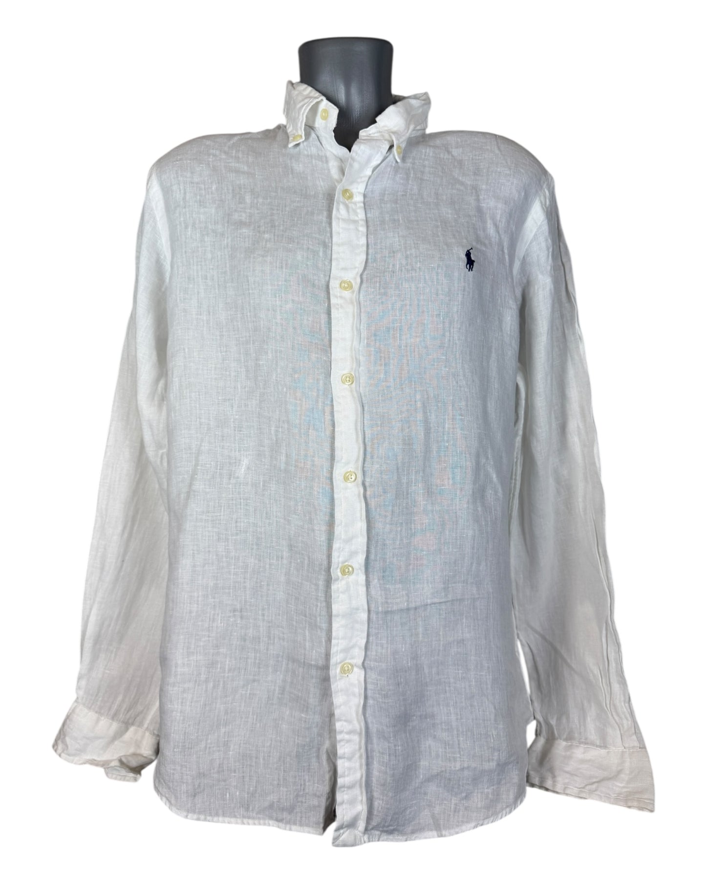 Polo Ralph Lauren Leinenhemd weiß Größe L