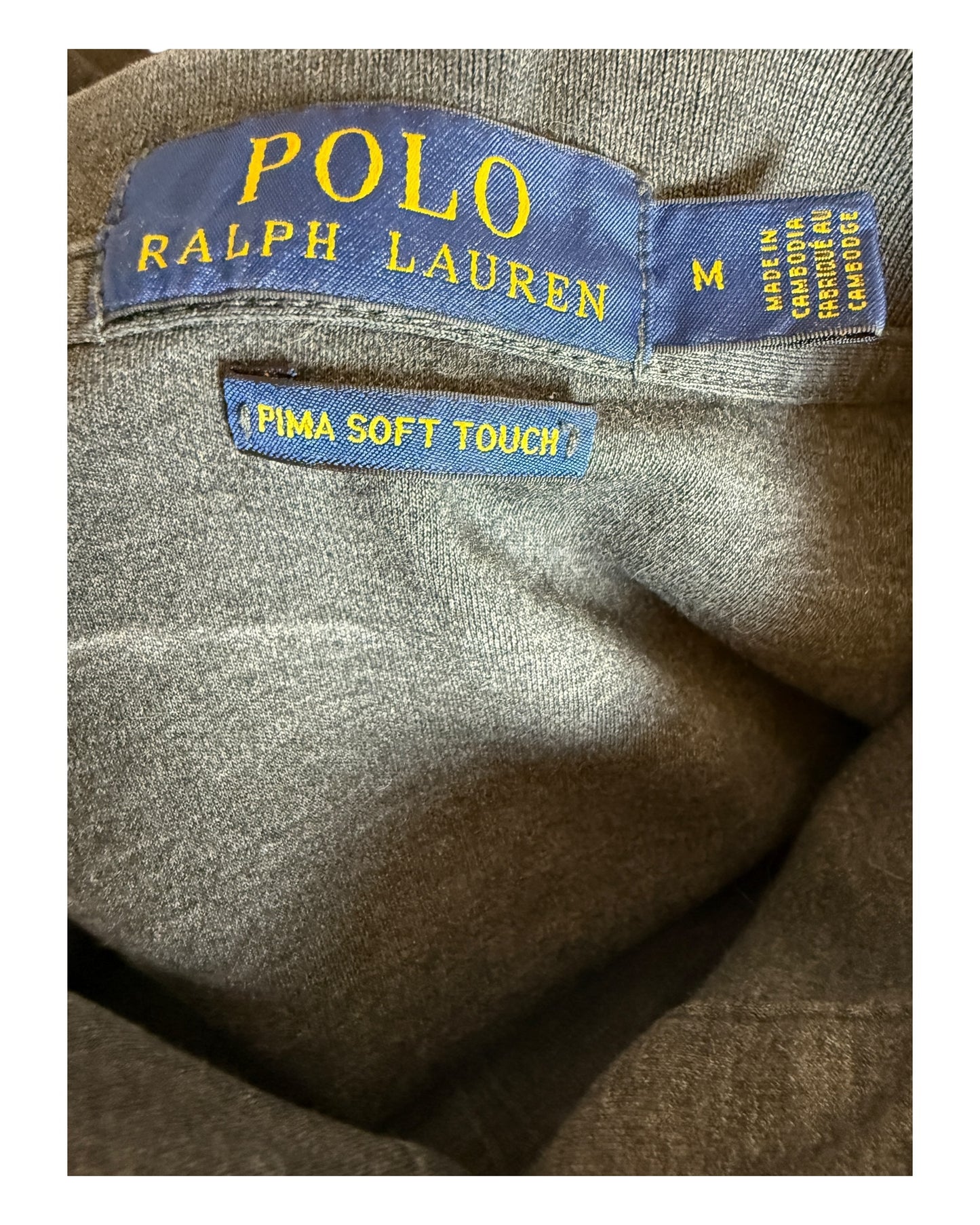 Polo Ralph Lauren Poloshirt dunkelgrau Größe M
