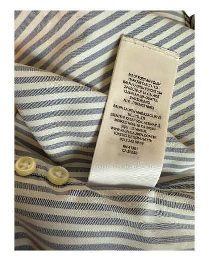 Polo Ralph Lauren Hemd blau weiß gestreift Größe L