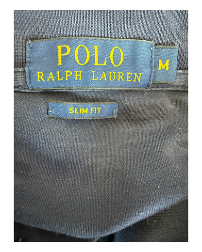 Polo Ralph Lauren Poloshirt schwarz meliert Größe M