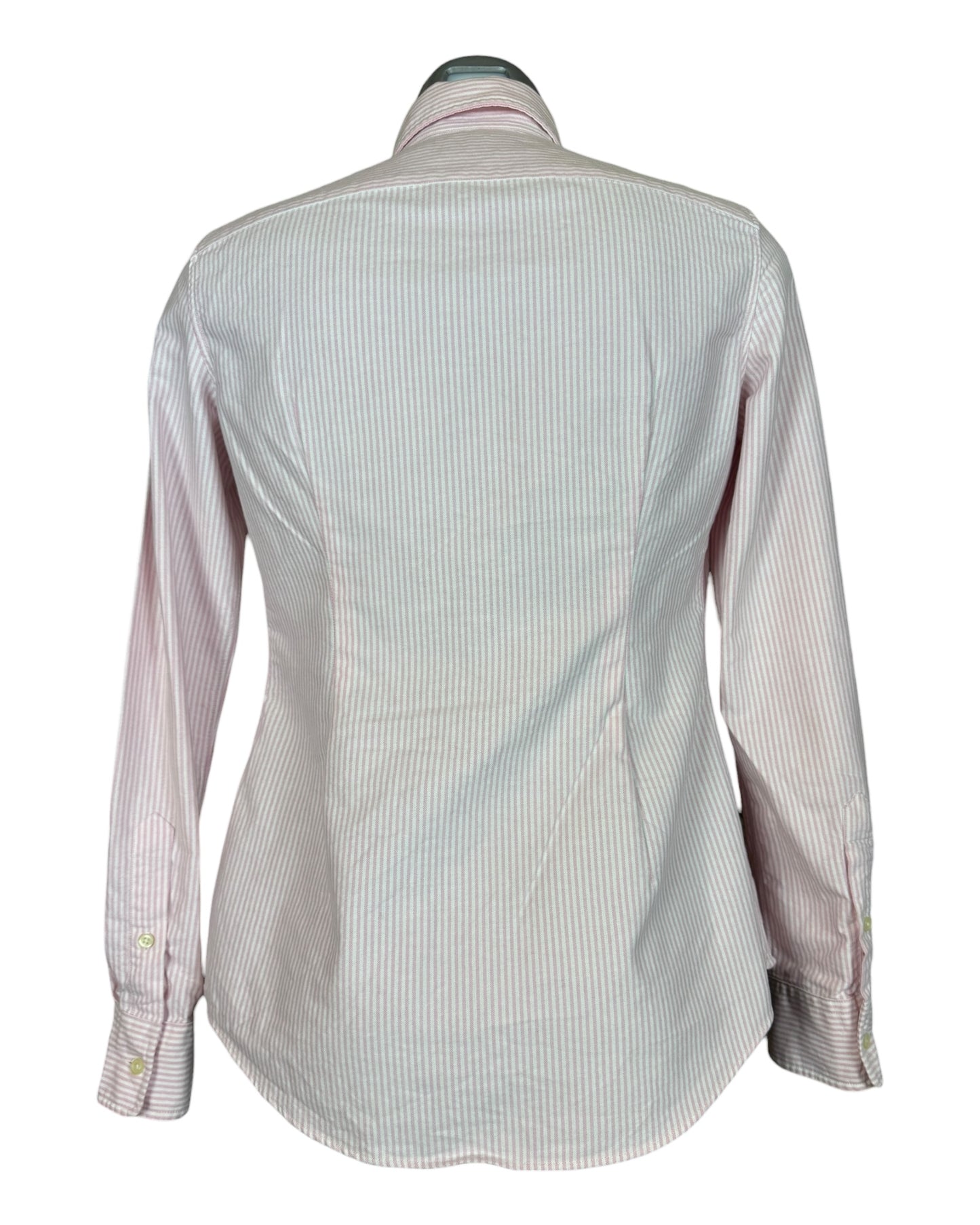 Polo Ralph Lauren Oxford Bluse rosa weiß gestreift Größe S
