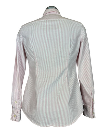 Polo Ralph Lauren Oxford Bluse rosa weiß gestreift Größe S