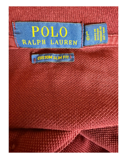 Polo Ralph Lauren Poloshirt bordeauxrot Größe L