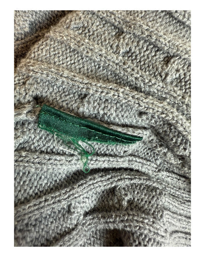 Polo Ralph Lauren Zopfmuster Pullover grau Größe M