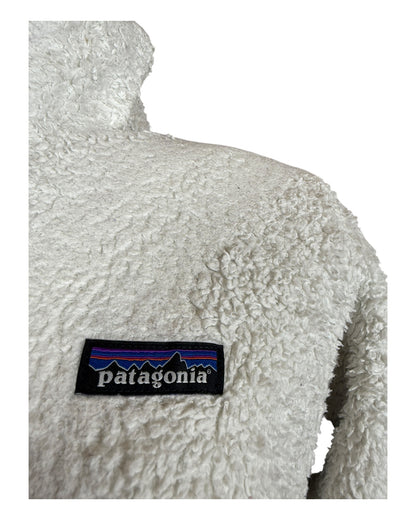 Patagonia Fleece Jacke weiß creme Größe S