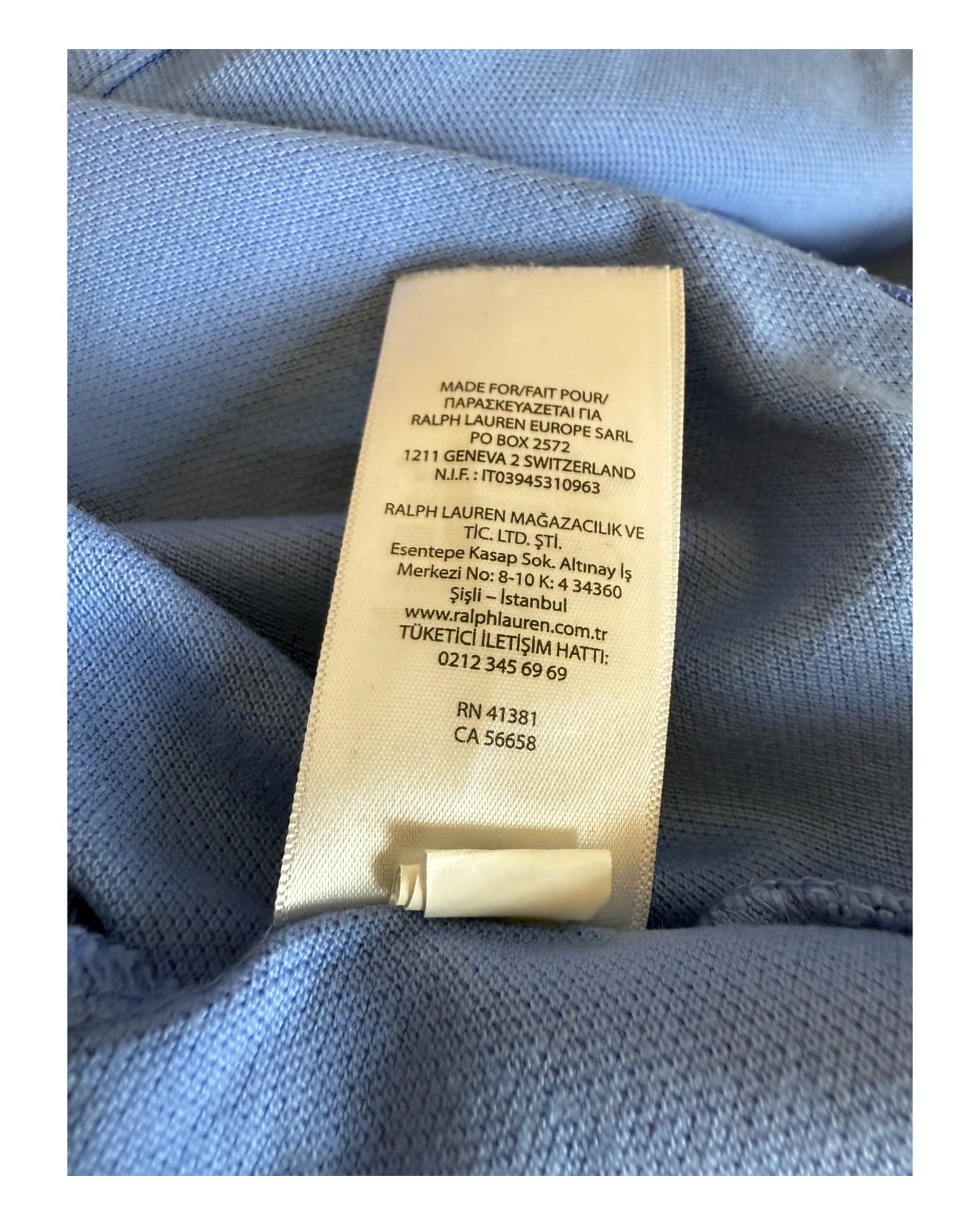 Polo Ralph Lauren Poloshirt hellblau Größe L