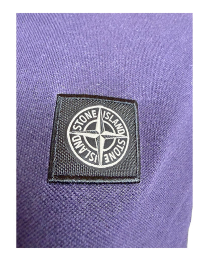 Stone Island Poloshirt Lila Größe L