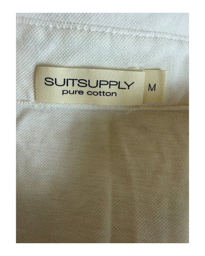 Suit Supply Poloshirt weiß Größe M