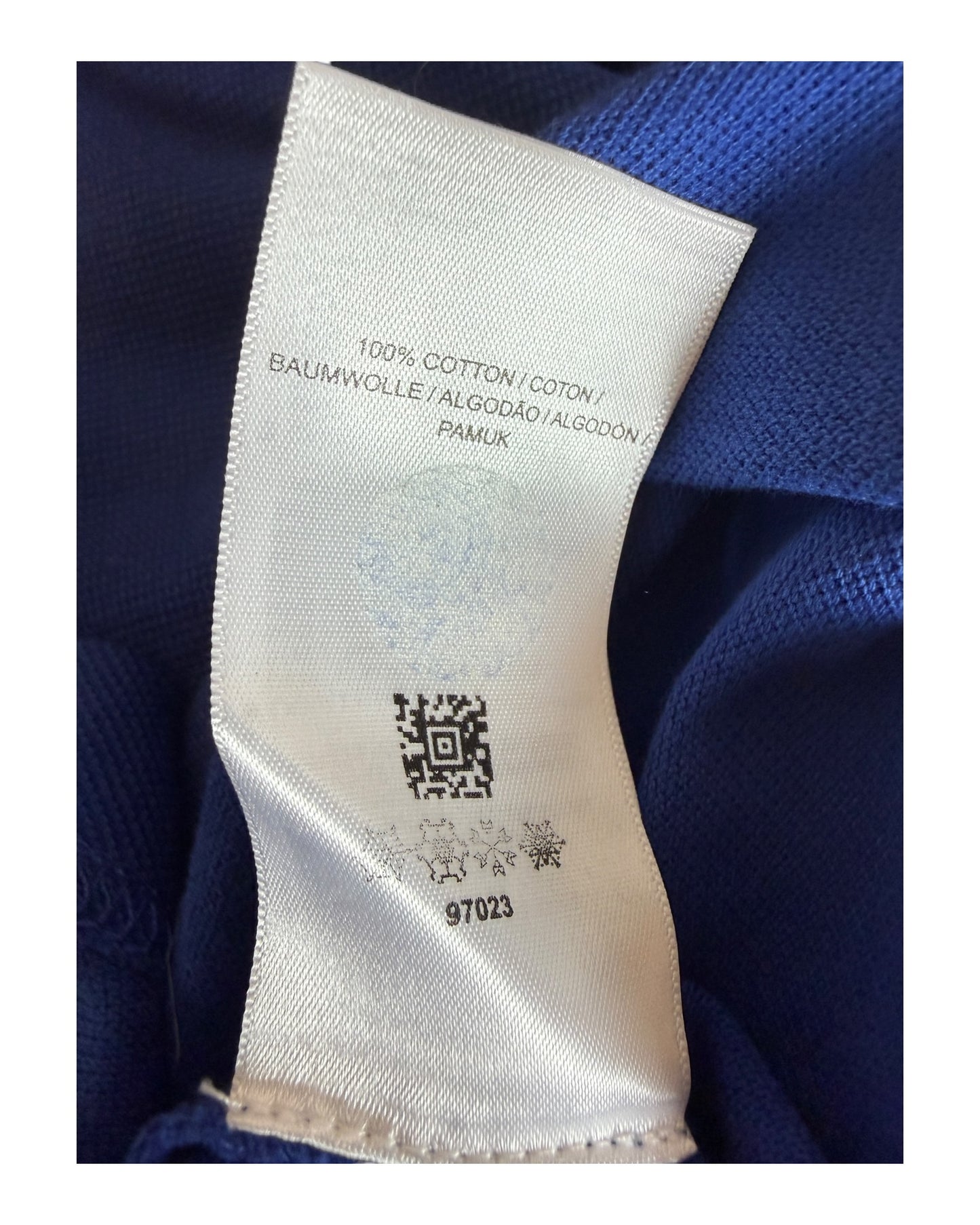 Fred Perry Poloshirt blau Größe M