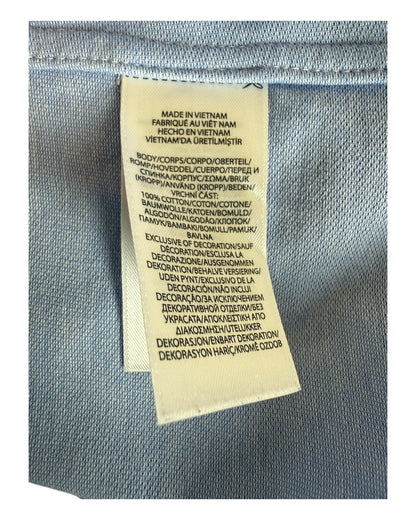 Polo Ralph Lauren Knit Oxford Bluse hellblau Größe M