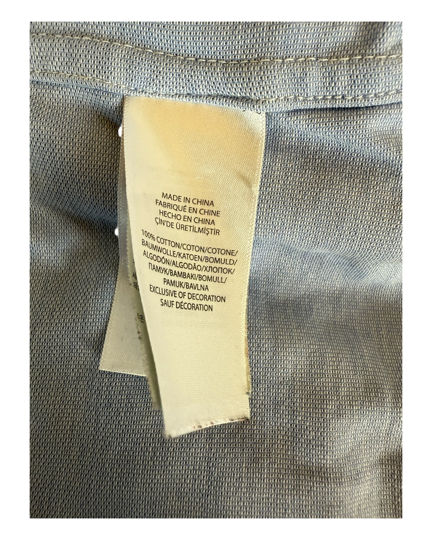 Polo Ralph Lauren Knit Oxfordhemd hellblau Größe L