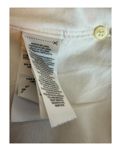 Polo Ralph Lauren Oxford Bluse weiß Größe M