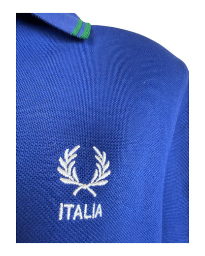 Fred Perry Poloshirt blau Größe M