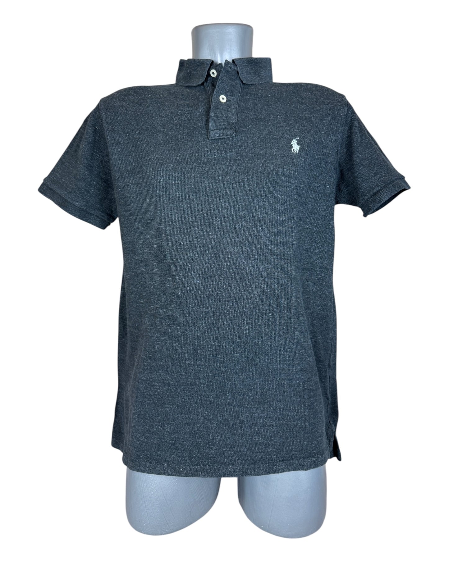 Polo Ralph Lauren Poloshirt schwarz meliert Größe L