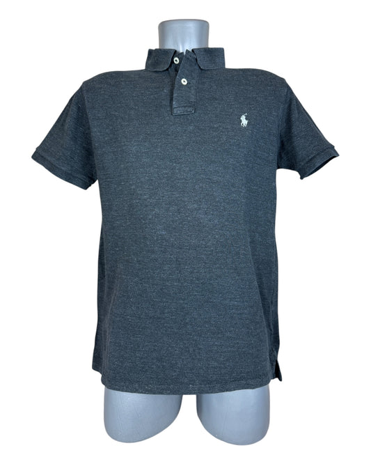 Polo Ralph Lauren Poloshirt schwarz meliert Größe L