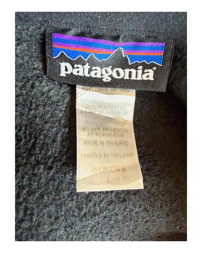 Patagonia Fleece Jacke schwarz Größe L