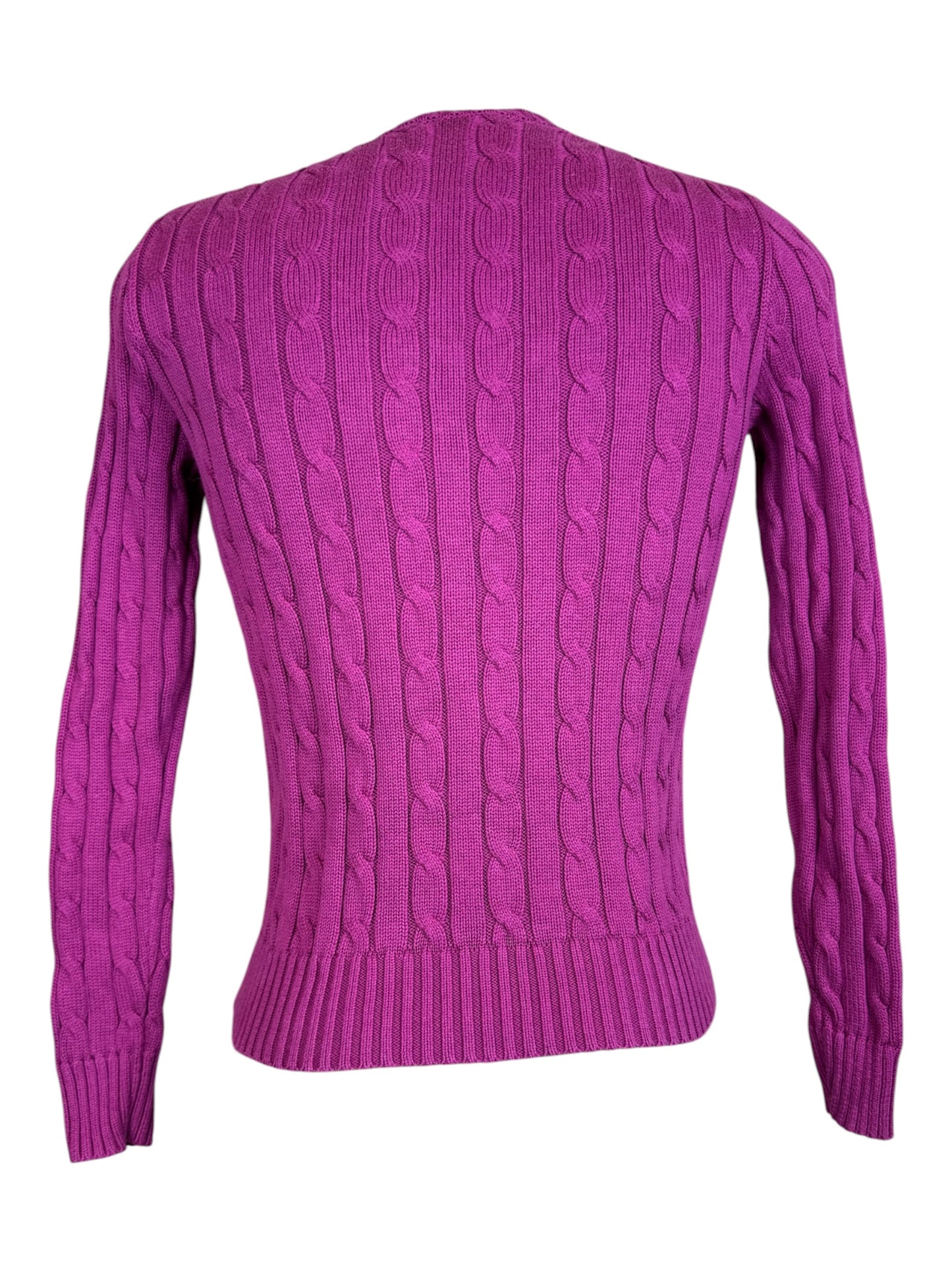 Polo Ralph Lauren Zopfmuster Pullover pink Größe S