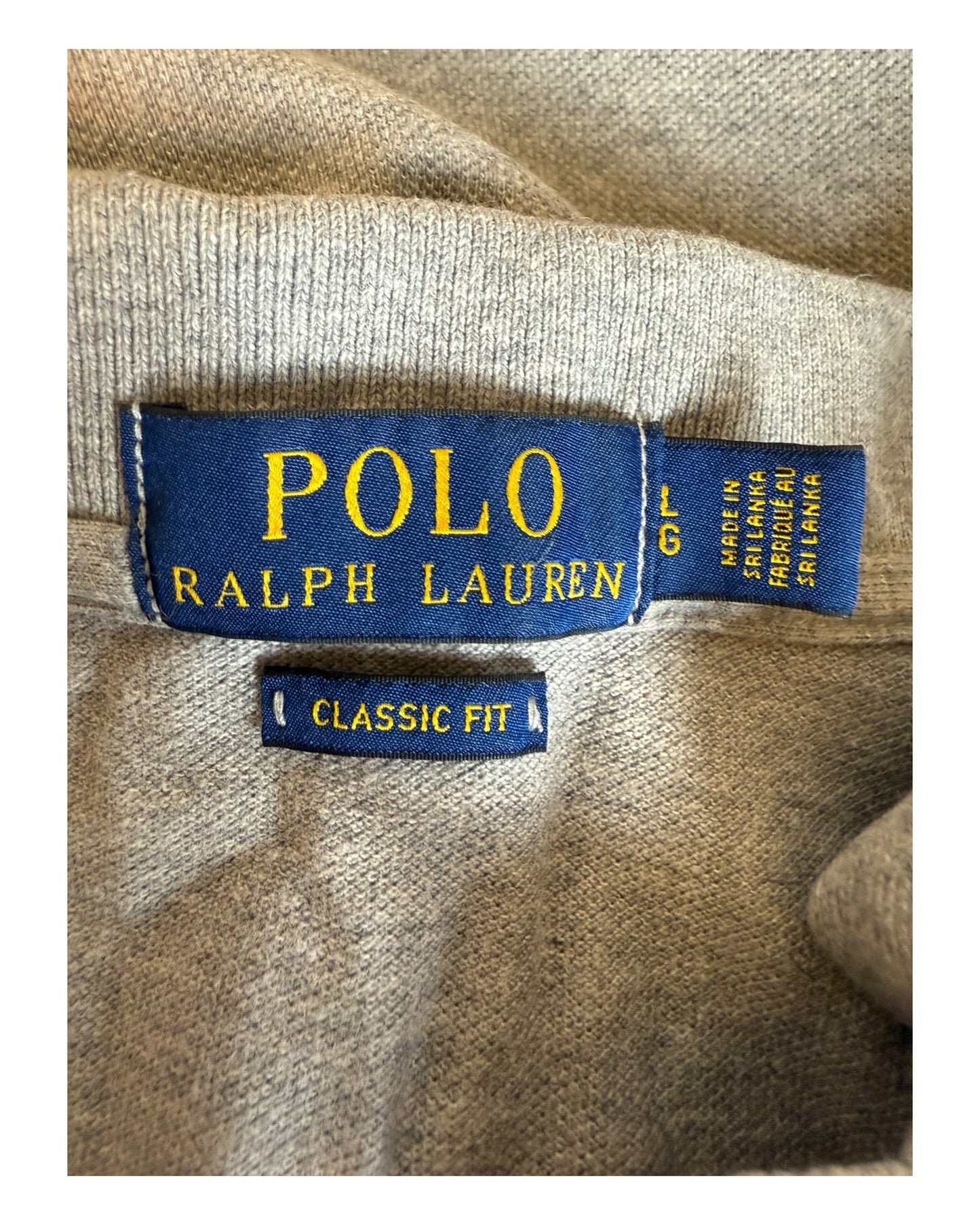 Polo Ralph Lauren Poloshirt grau Größe L