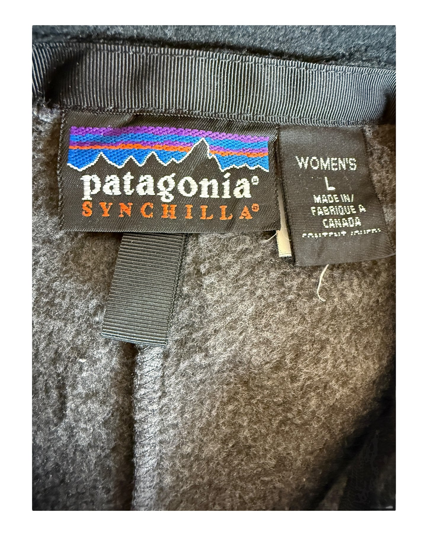 Patagonia Fleece Weste dunkelgrau Größe L