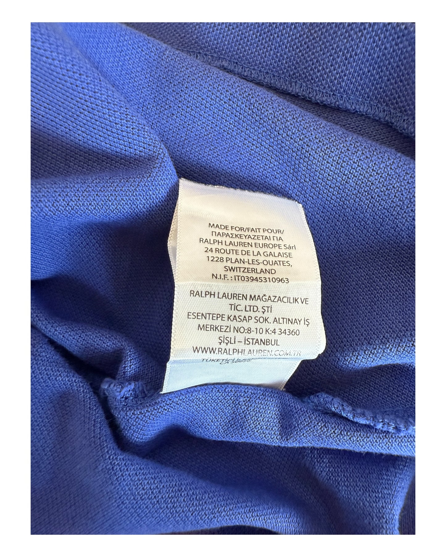 Polo Ralph Lauren Poloshirt blau Größe L