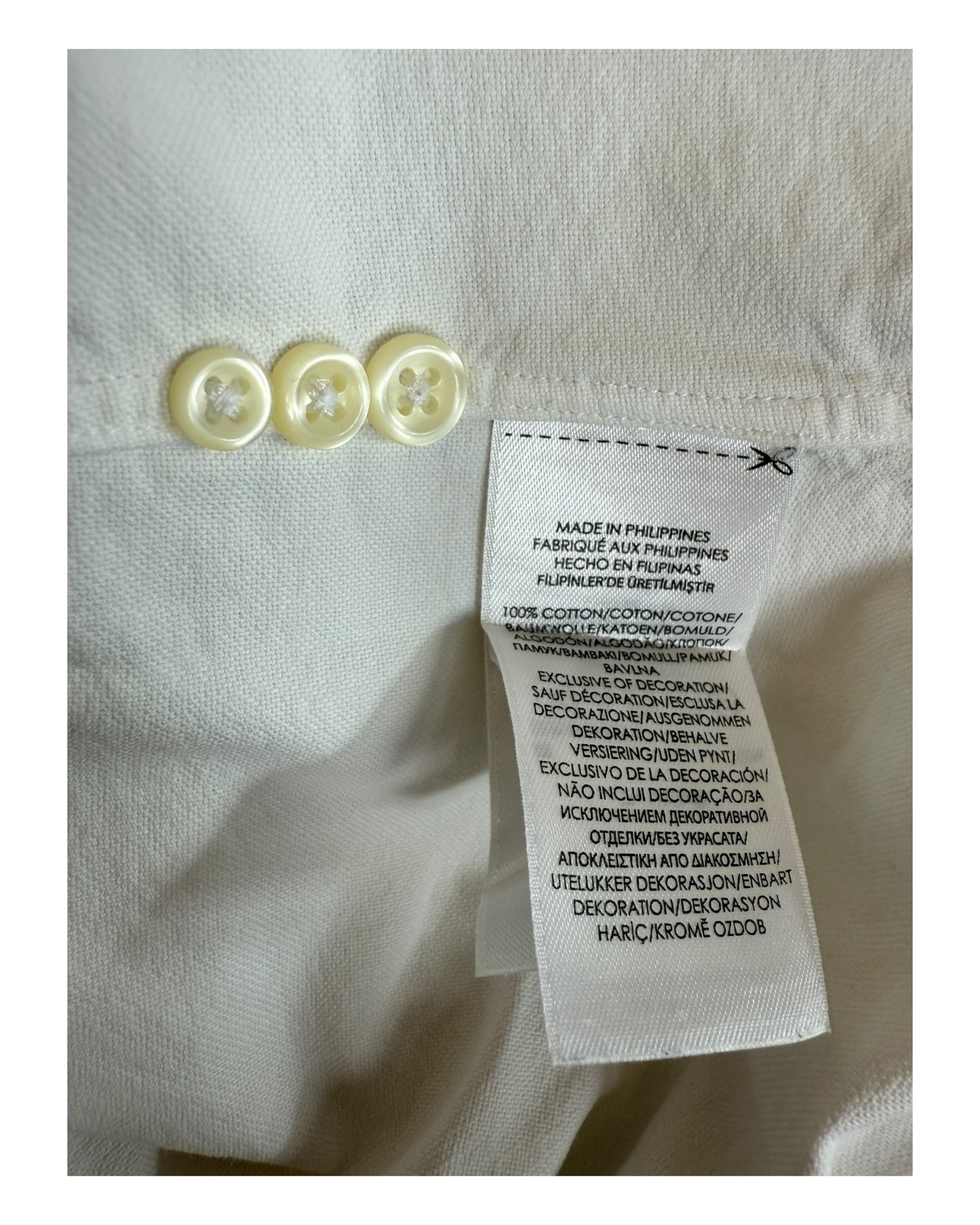 Polo Ralph Lauren Oxfordhemd weiß Größe L