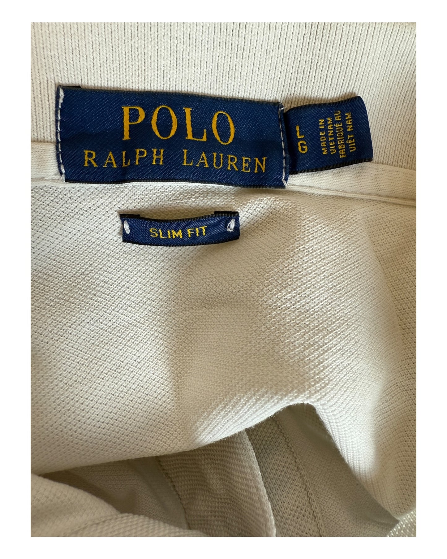 Polo Ralph Lauren Poloshirt weiß Größe L