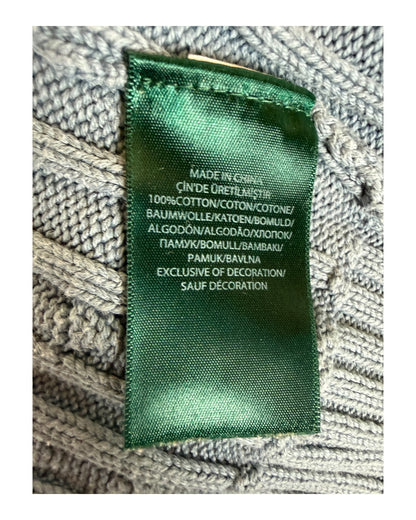 Polo Ralph Lauren Zopfmuster Pullover hellblau Größe S
