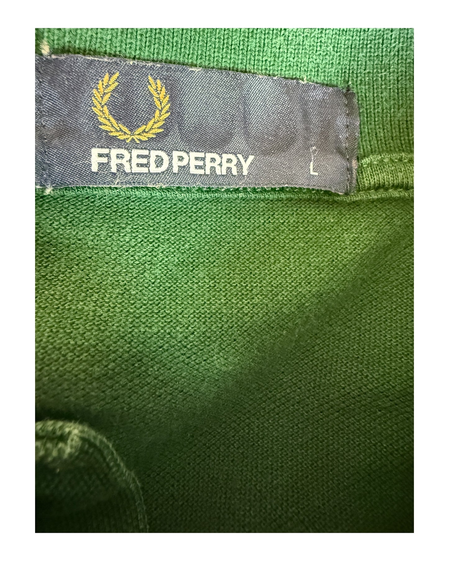 Fred Perry Poloshirt grün Größe L