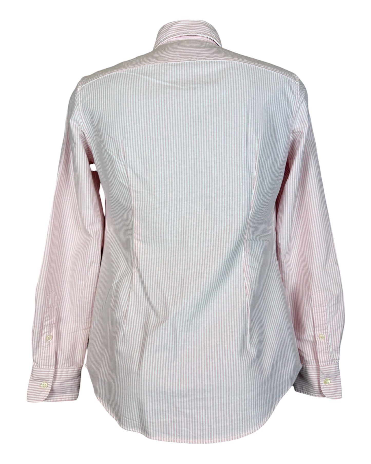 Polo Ralph Lauren Oxford Bluse rosa weiß gestreift Größe S