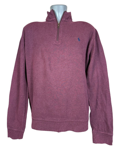 Polo Ralph Lauren Half Zip Pullover rot Größe M