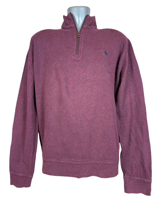 Polo Ralph Lauren Half Zip Pullover rot Größe M