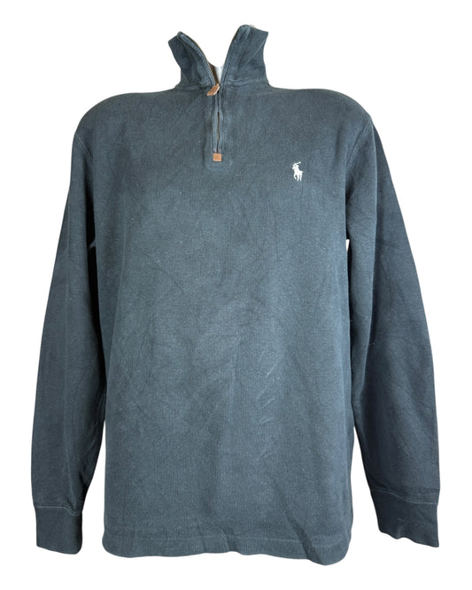 Polo Ralph Lauren Half Zip Pullover schwarz Größe M