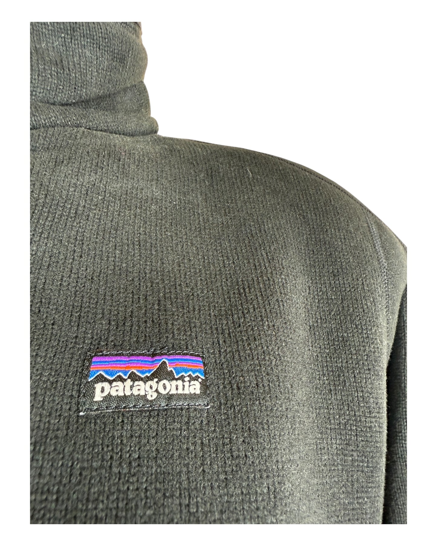 Patagonia Fleece Jacke schwarz Größe L