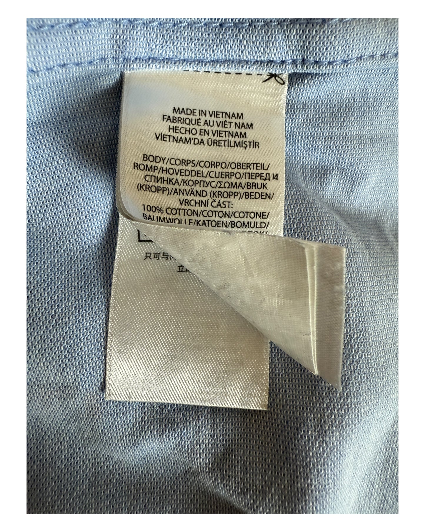 Polo Ralph Lauren Knit Oxfordhemd hellblau Größe L