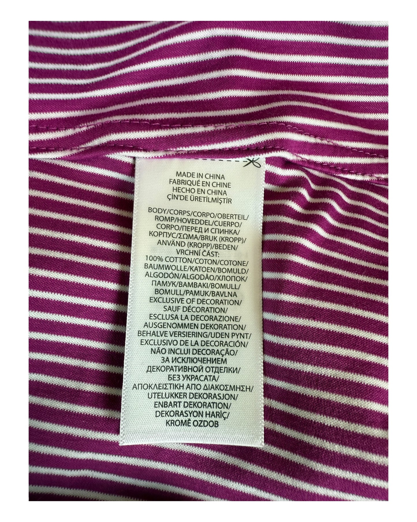 Polo Ralph Lauren Bluse pink weiß gestreift Größe S