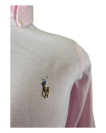 Polo Ralph Lauren Knit Oxford Bluse rosa Größe S