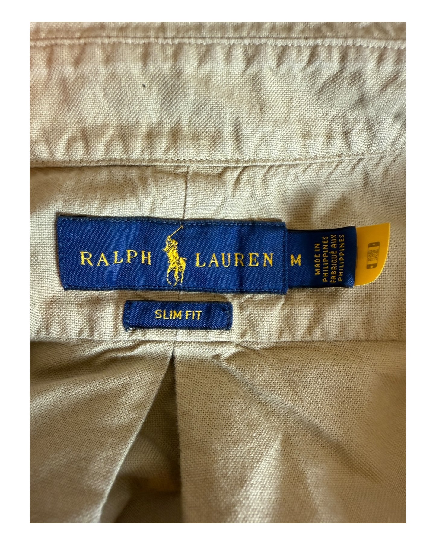 Polo Ralph Lauren Oxfordhemd beige Größe M