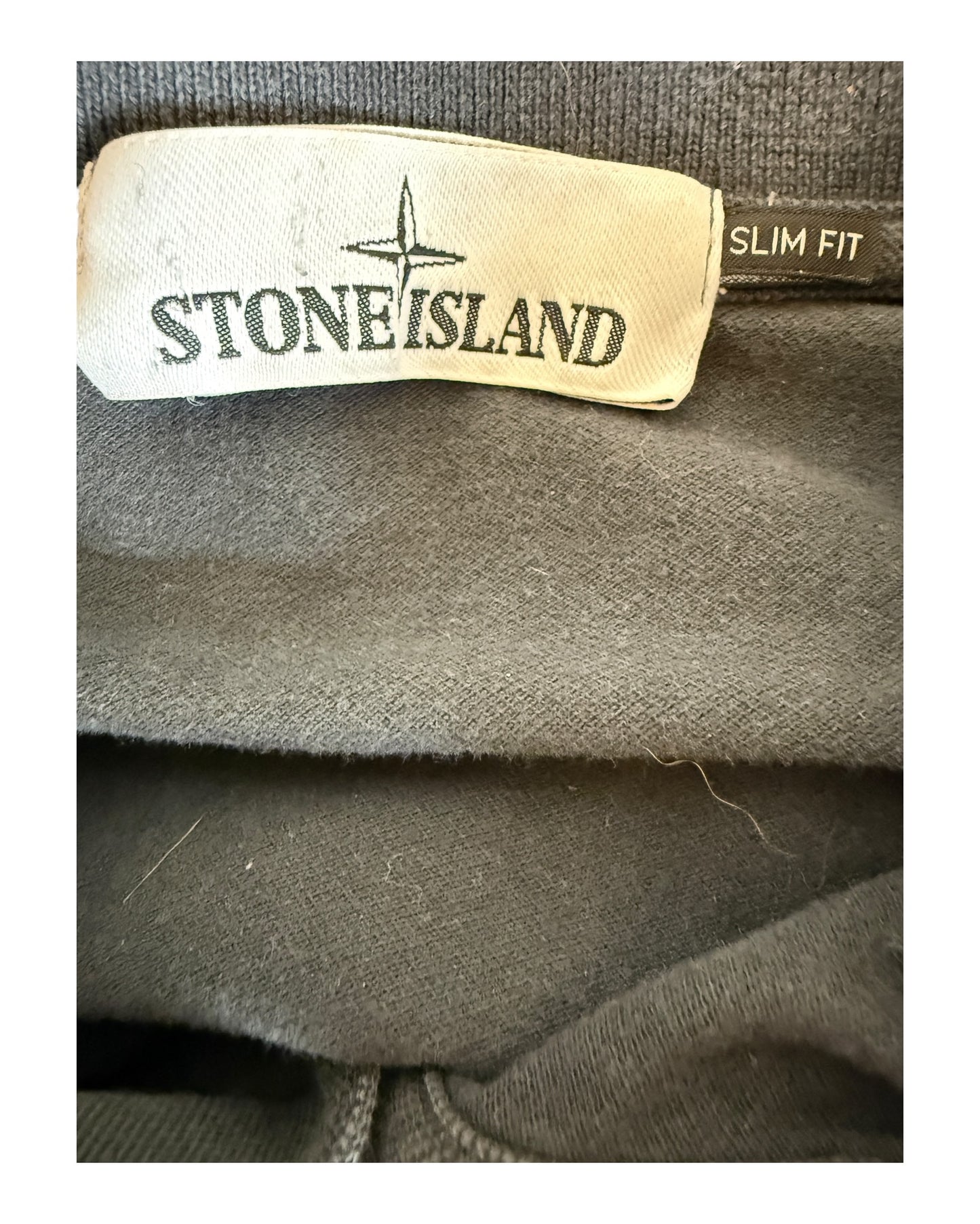 Stone Island Poloshirt grau Größe M