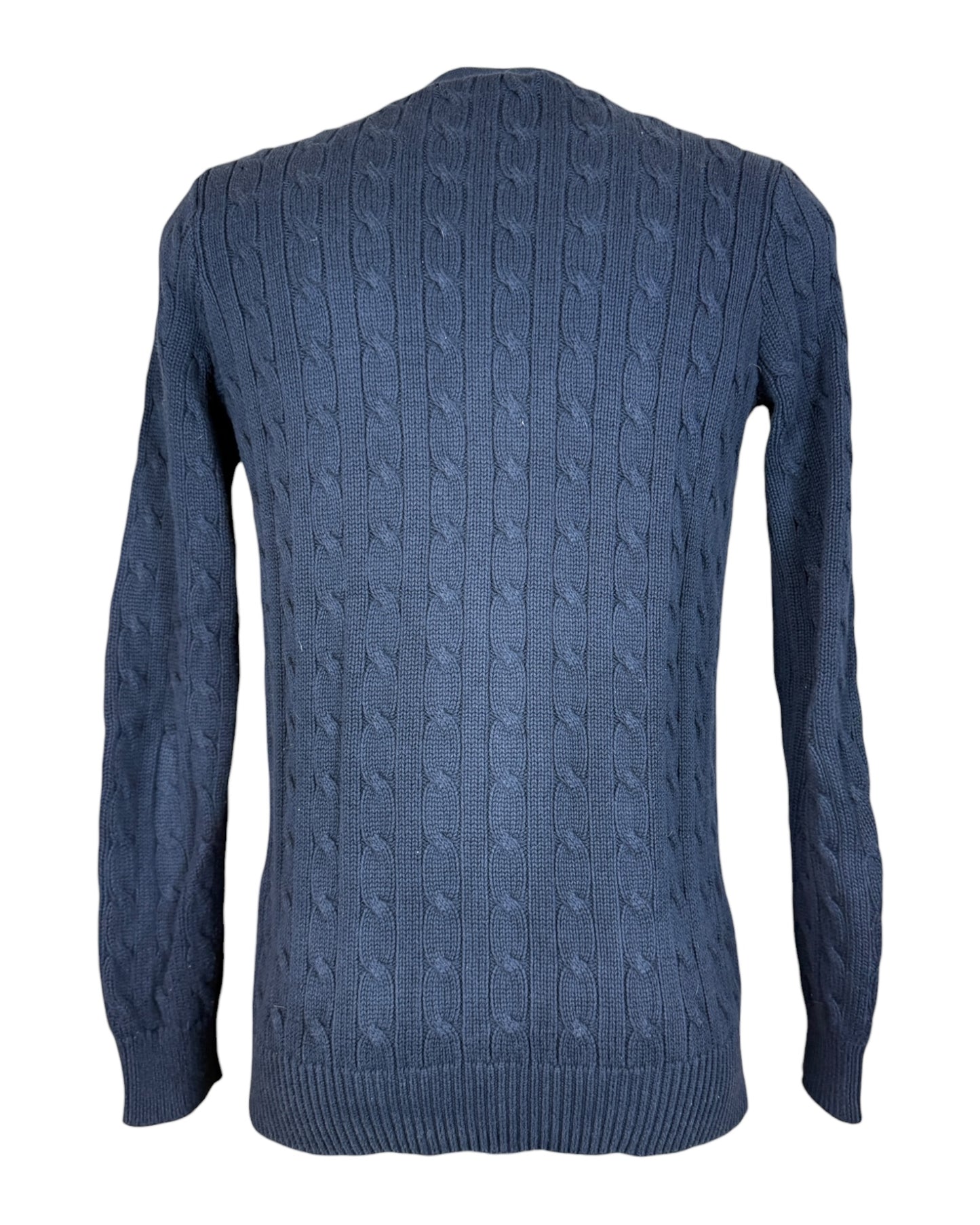 Polo Ralph Lauren Zopfmuster Cardigan marineblau Größe M