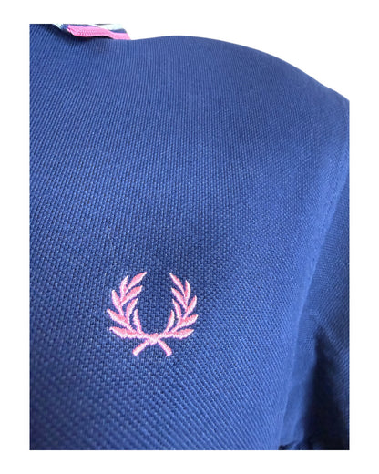 Fred Perry Poloshirt blau Größe M