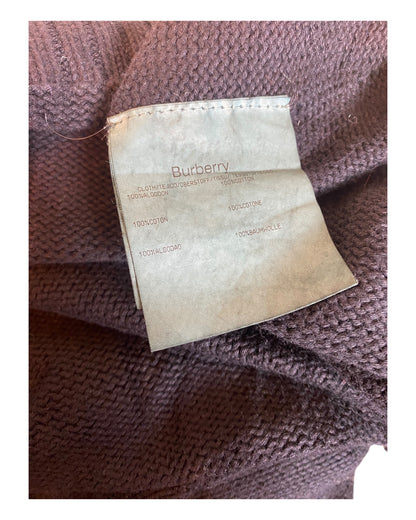 Burberry Half Zip Pullover schwarz Größe XL