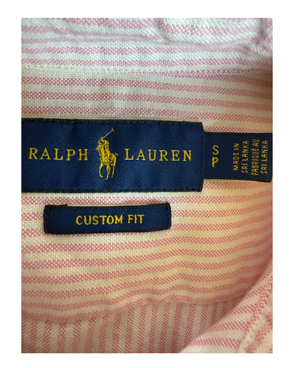 Polo Ralph Lauren Oxford Bluse rosa weiß gestreift Größe S