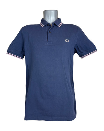 Fred Perry Poloshirt marineblau Größe M