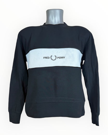 Fred Perry Pullover schwarz Größe M