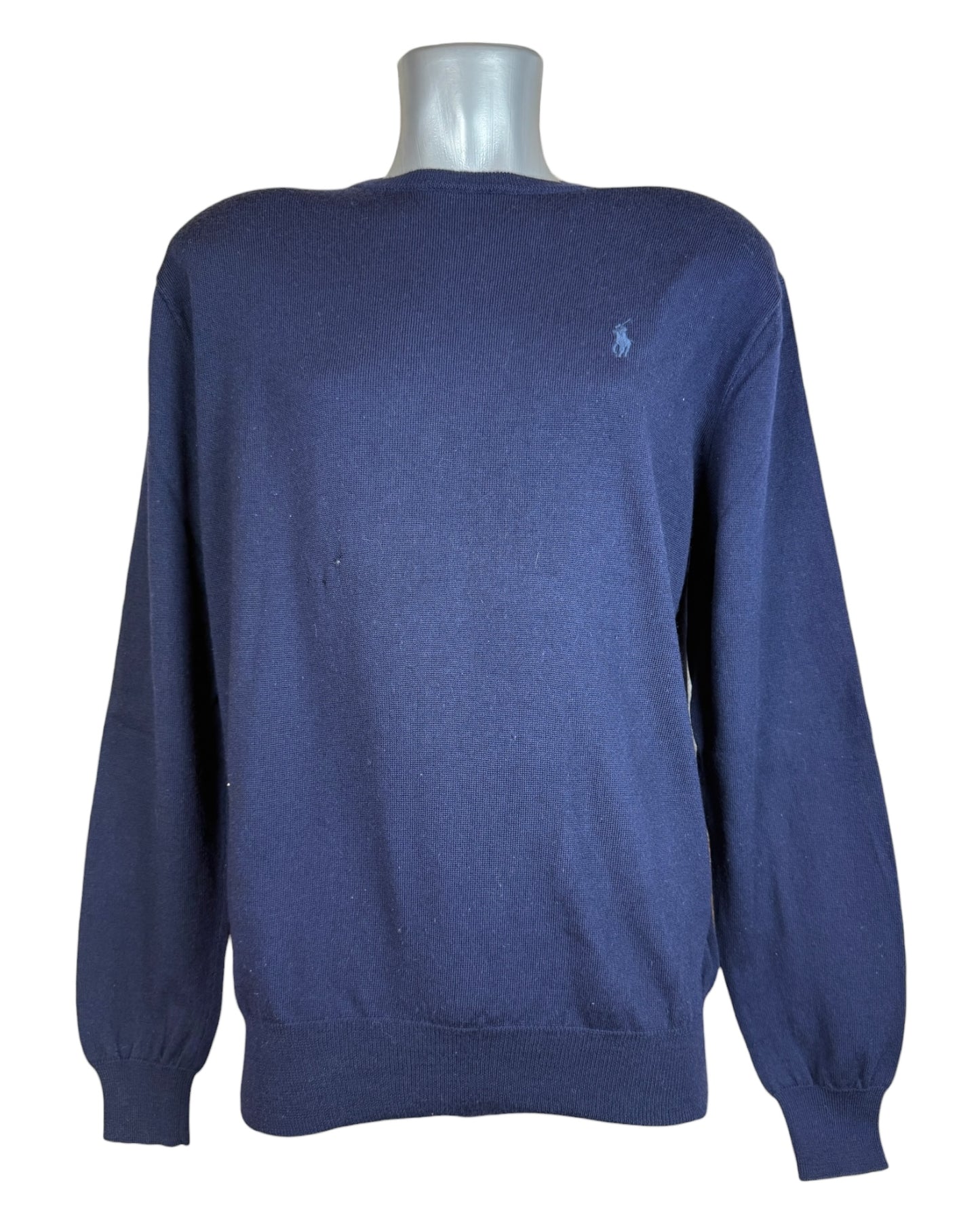 Polo Ralph Lauren Pullover Merinowolle marineblau Größe M