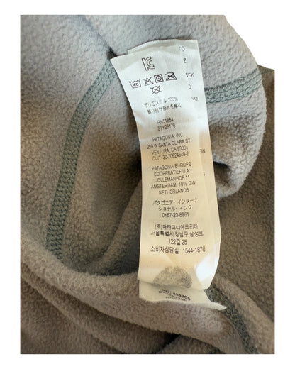 Patagonia Fleece Half Zip Pullover grau Größe L