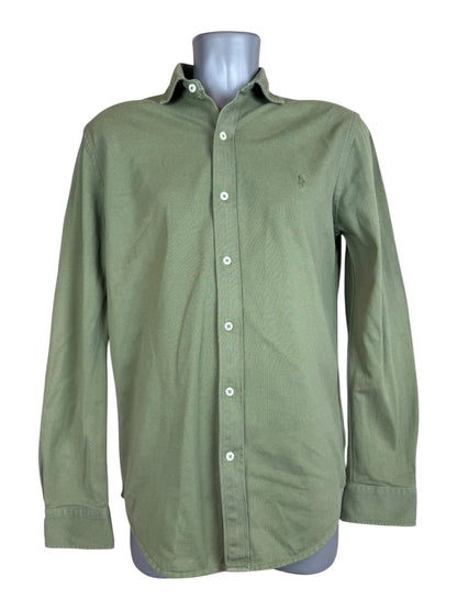 Polo Ralph Lauren Knit Oxfordhemd grün Größe M