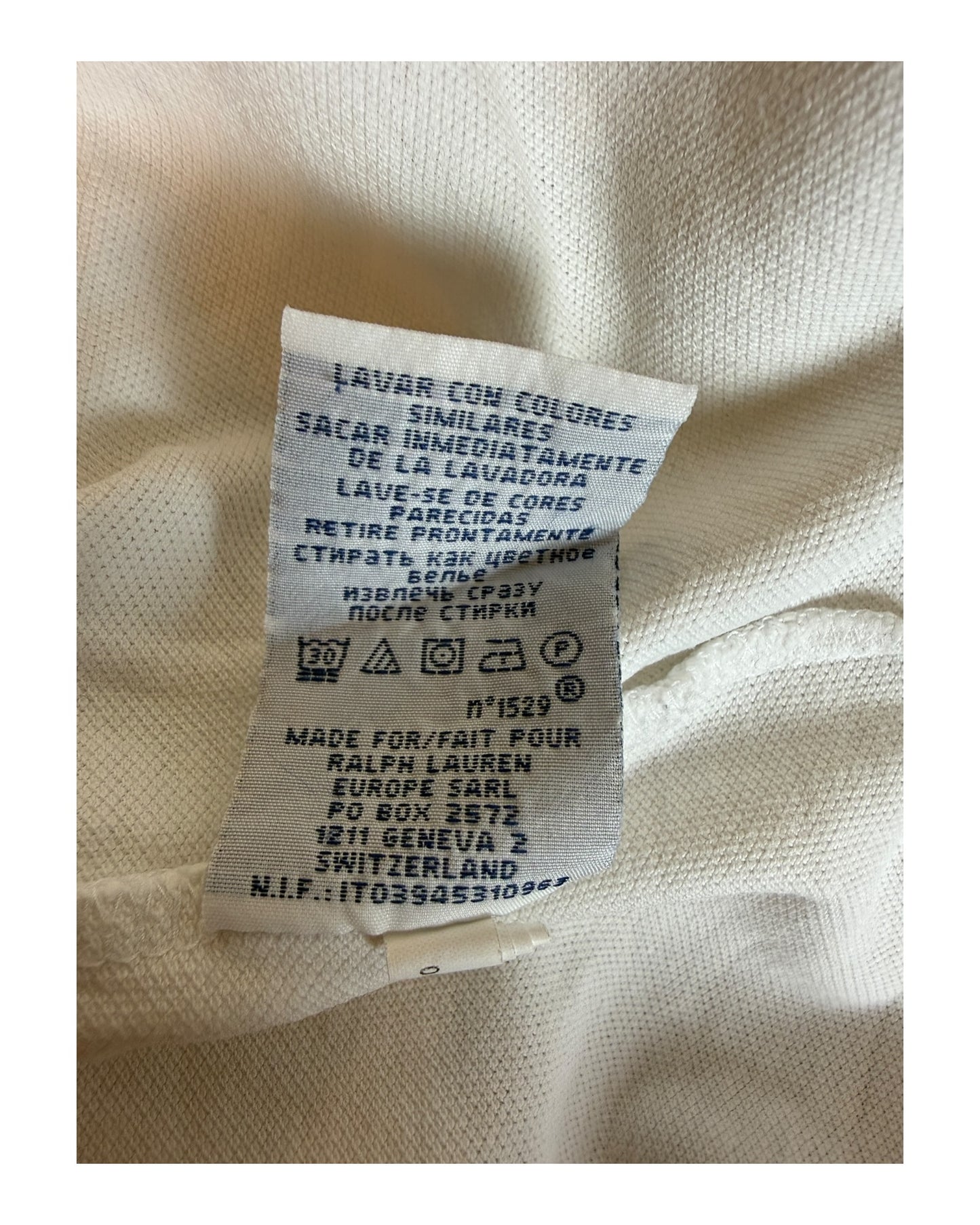 Polo Ralph Lauren Poloshirt weiß Größe S